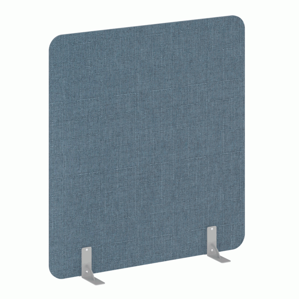 Перегородки на металлических опорах на фетровых подпятниках