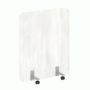 Перегородка на металлических опорах, на роликах