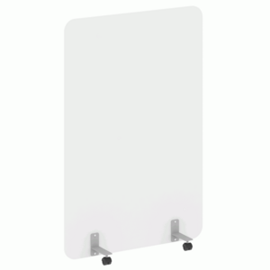 Перегородка на металлических опорах, на роликах