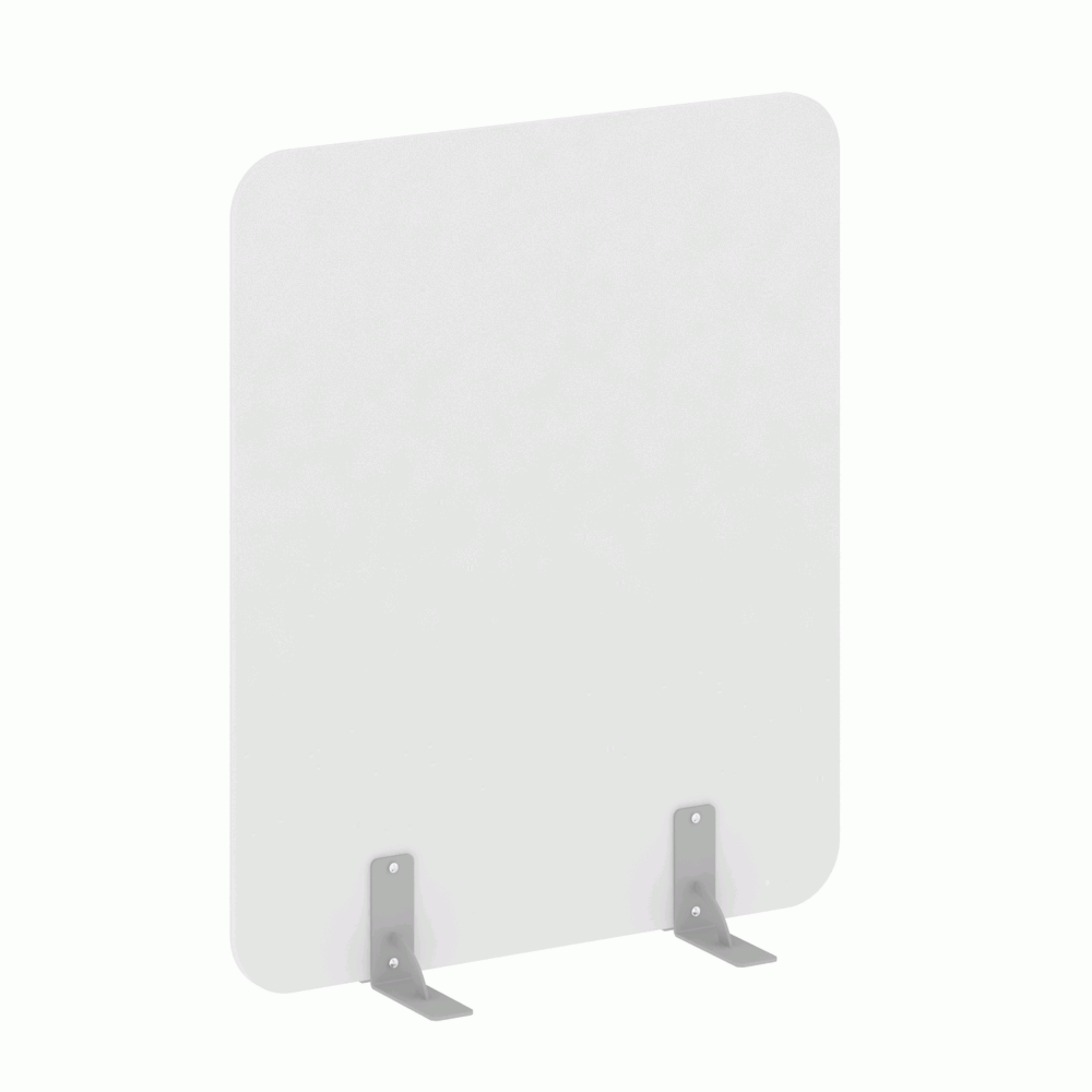 Перегородки на металлических опорах на фетровых подпятниках