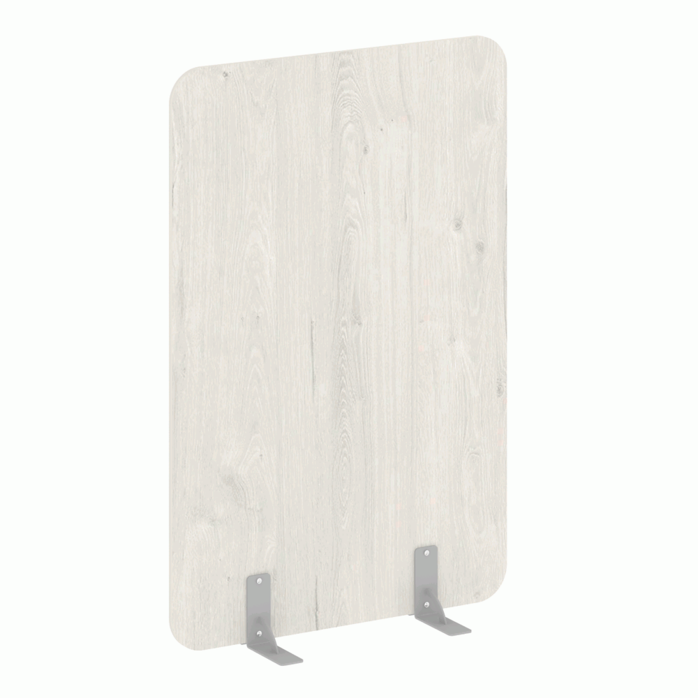 Перегородки на металлических опорах на фетровых подпятниках