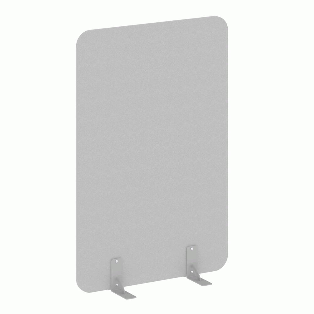 Перегородки на металлических опорах на фетровых подпятниках