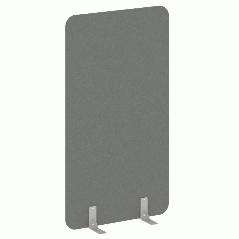 Перегородки на металлических опорах на фетровых подпятниках