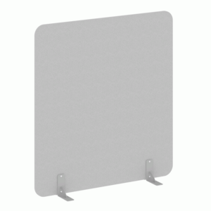 Перегородки на металлических опорах на фетровых подпятниках