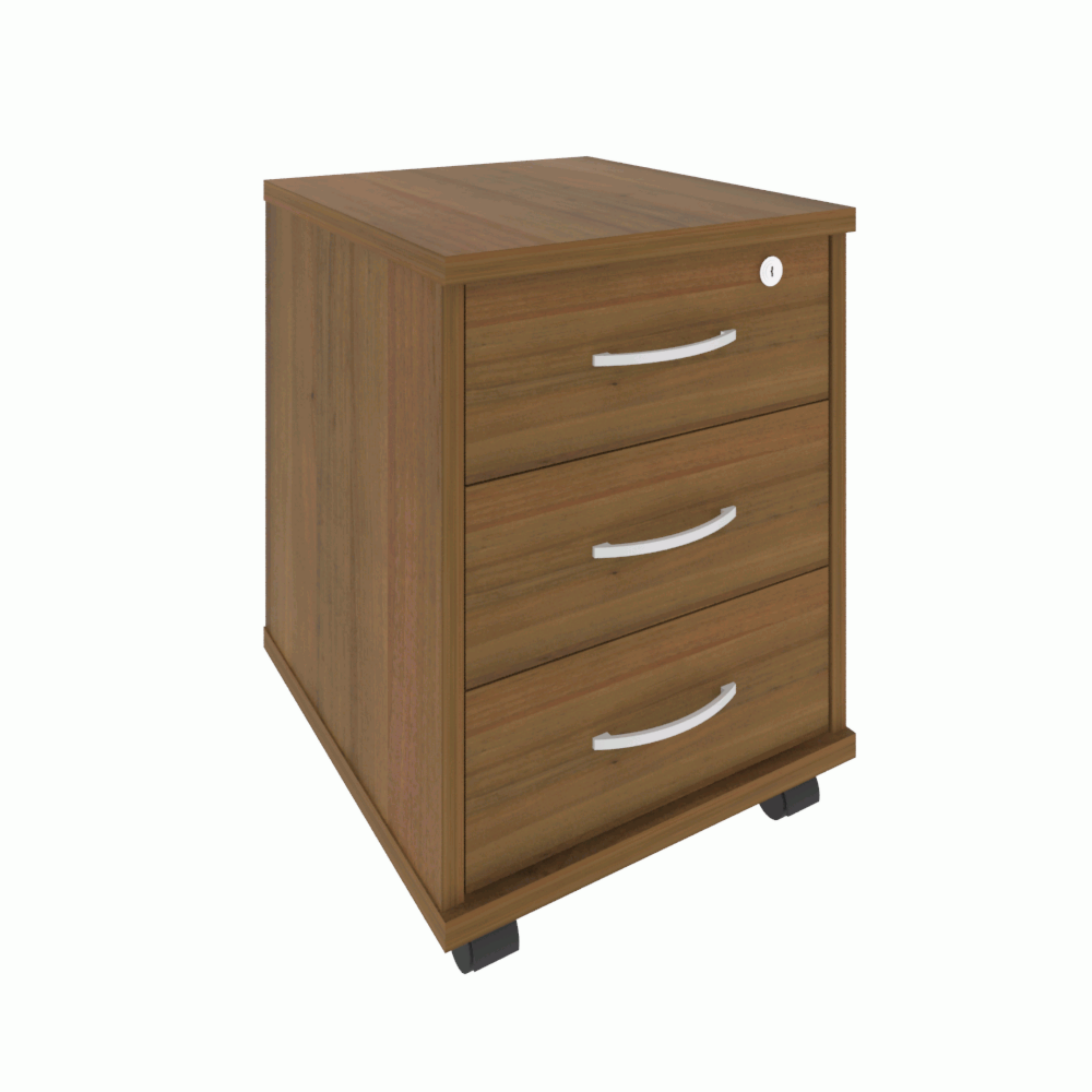 Тумба подкатная 3 ящ. с фолдингом