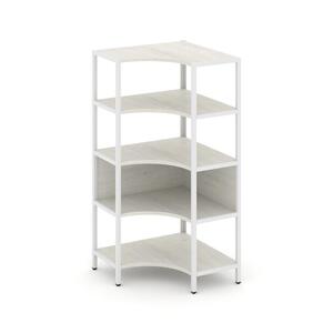 Односекционный угловой стеллаж четырехярусный