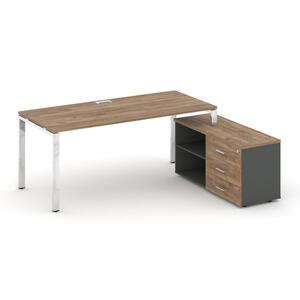 Style Project Direct Lux Стол письменный с греденцией правой