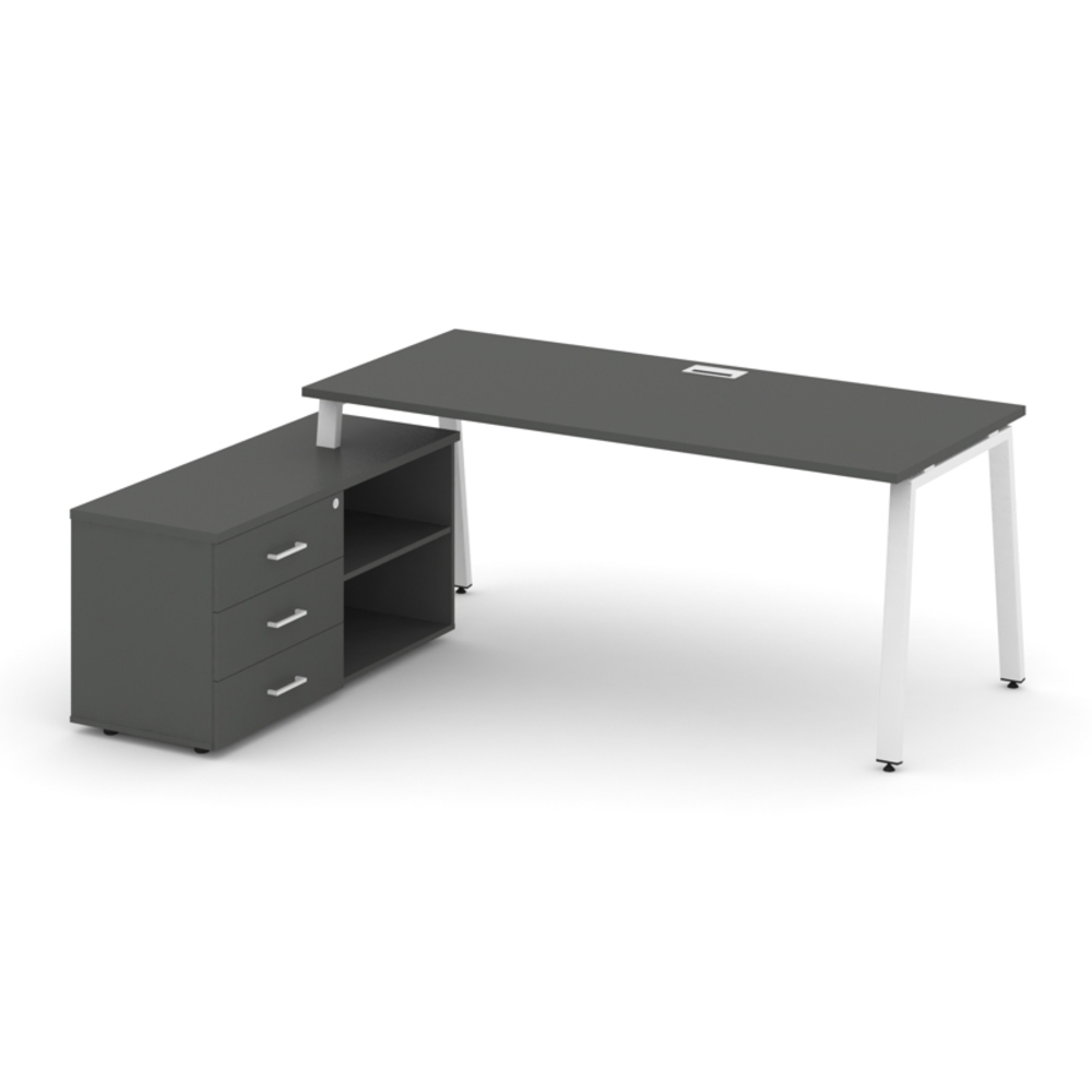 Style Project Direct Стол письменный с греденцией левой