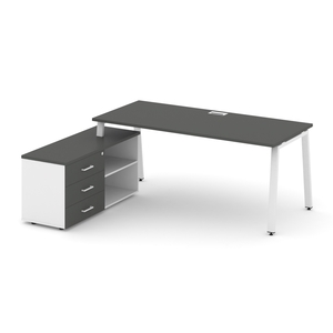 Style Project Direct Стол письменный с греденцией левой