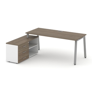 Style Project Direct Стол письменный с греденцией левой