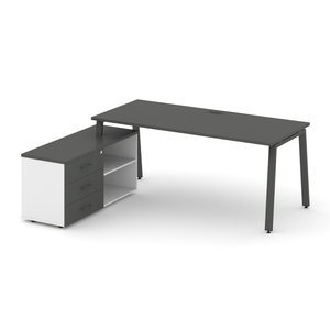 Style Project Direct Стол письменный с греденцией левой