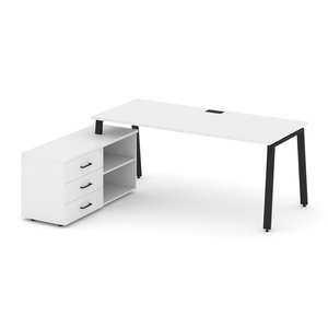 Style Project Direct Стол письменный с греденцией левой