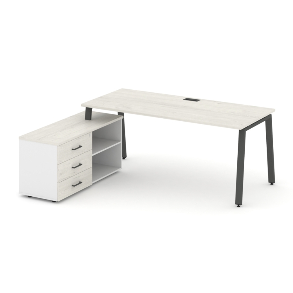 Style Project Direct Стол письменный с греденцией левой