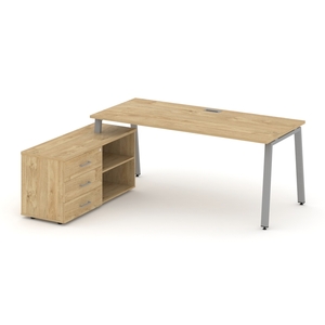 Style Project Direct Стол письменный с греденцией левой