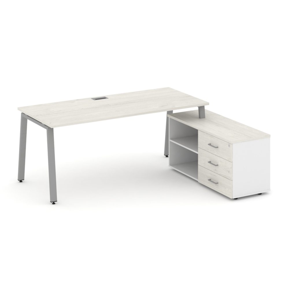 Style Project Direct Стол письменный с греденцией правой