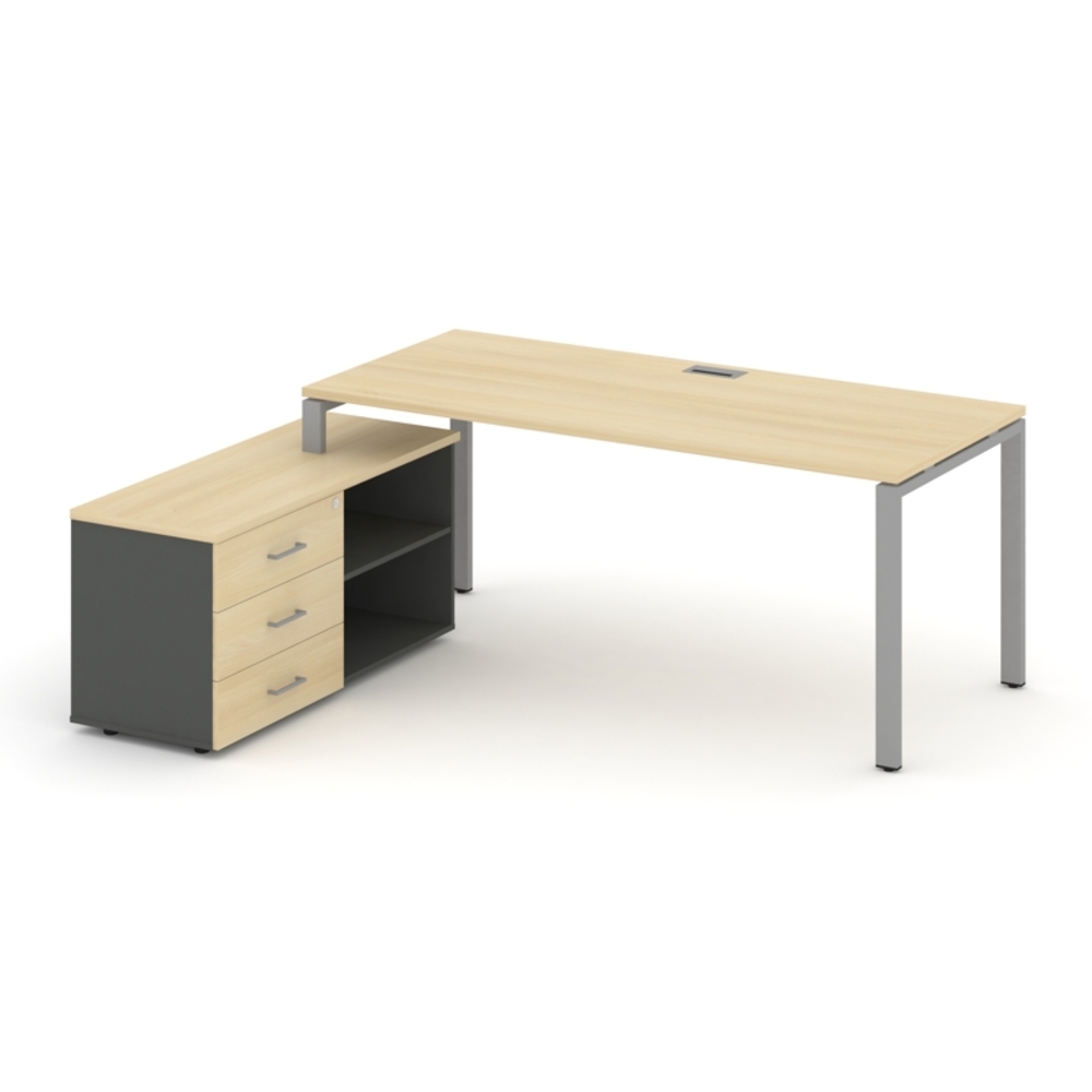 Style Project Direct Стол письменный с греденцией левой