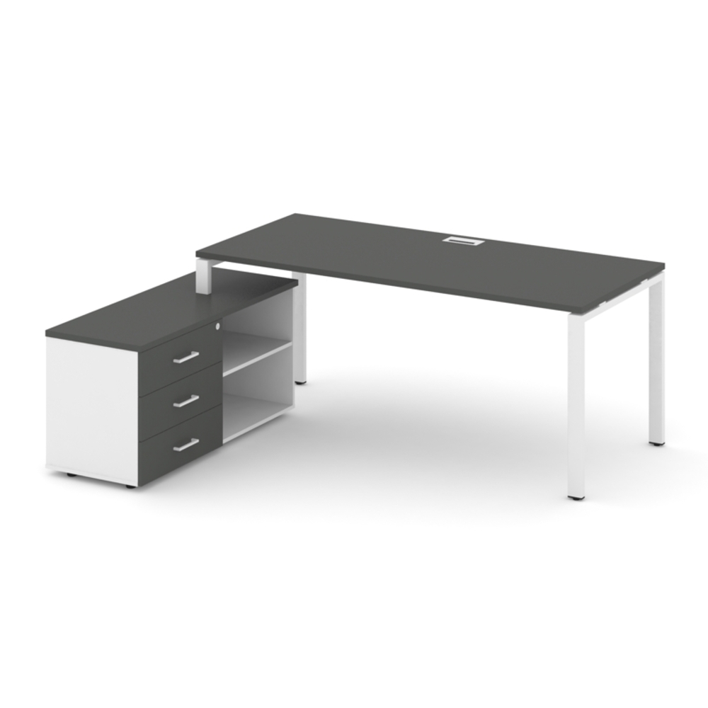 Style Project Direct Стол письменный с греденцией левой