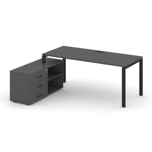 Style Project Direct Стол письменный с греденцией левой