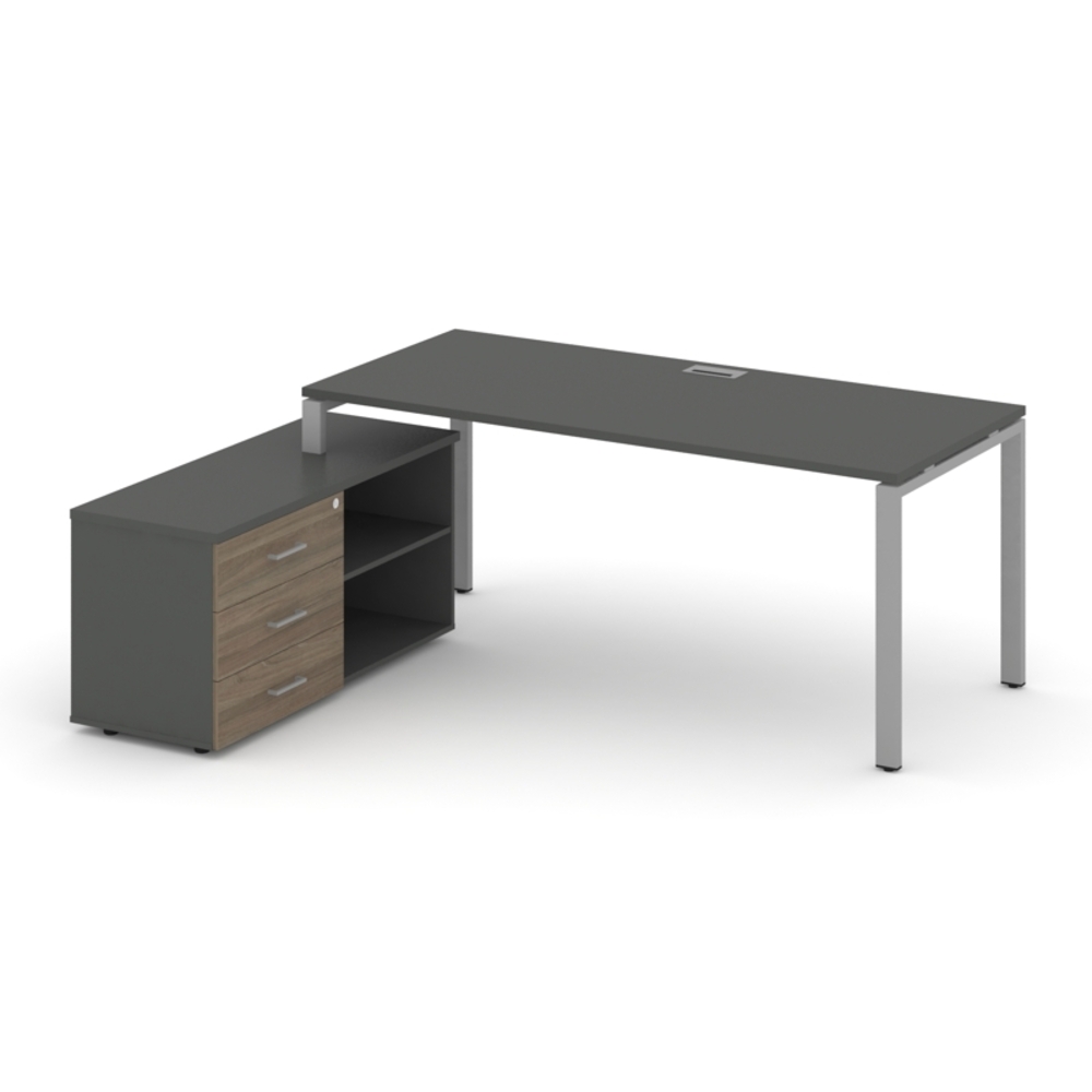 Style Project Direct Стол письменный с греденцией левой