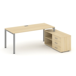 Style Project Direct Стол письменный с греденцией правой