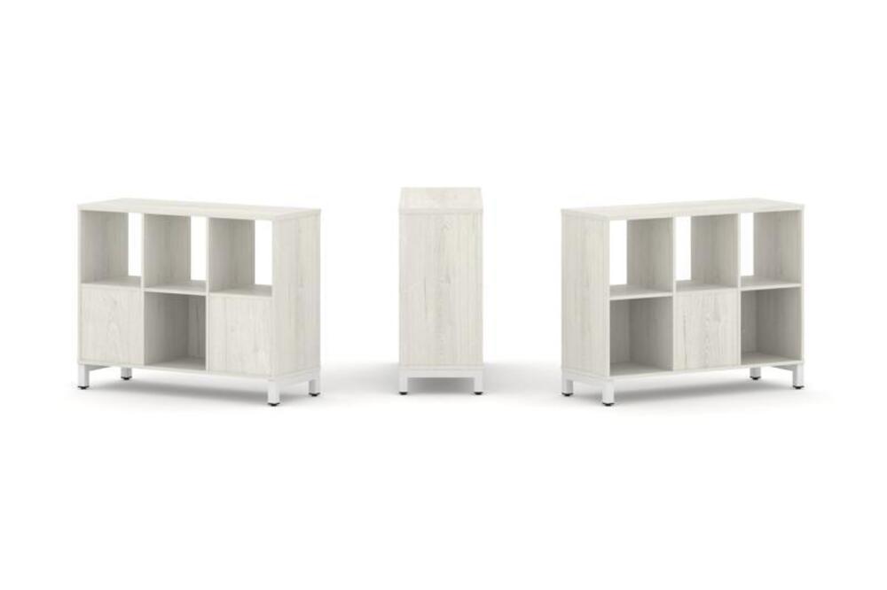 Набор стеллажа двухстороннего, 2 яруса