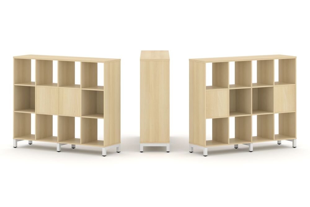 Набор стеллажа двухстороннего, 3 яруса