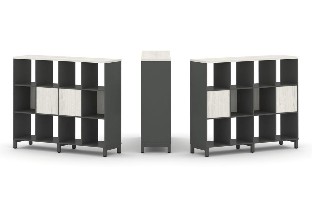 Набор стеллажа двухстороннего, 3 яруса