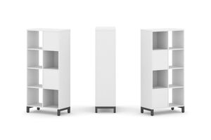 Набор стеллажа двухстороннего, 4 яруса