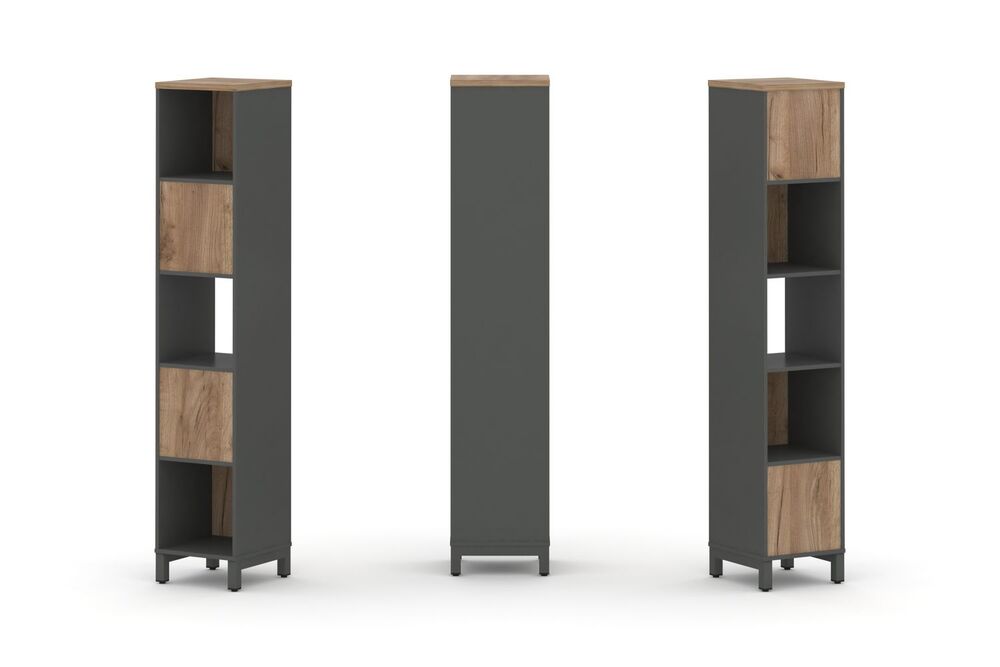 Набор стеллажа двухстороннего, 5 ярусов