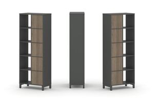 Набор стеллажа двухстороннего, 5 ярусов