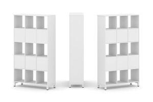 Набор стеллажа двухстороннего, 5 ярусов