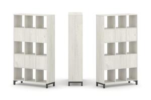 Набор стеллажа двухстороннего, 5 ярусов