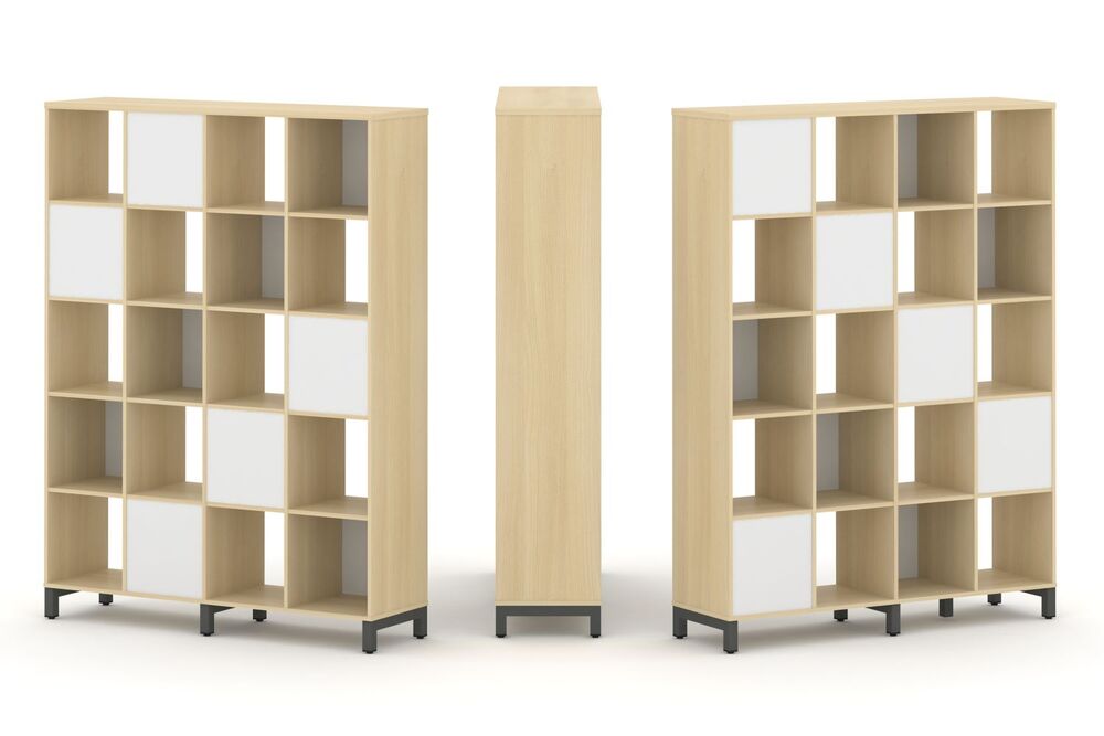 Набор стеллажа двухстороннего, 5 ярусов