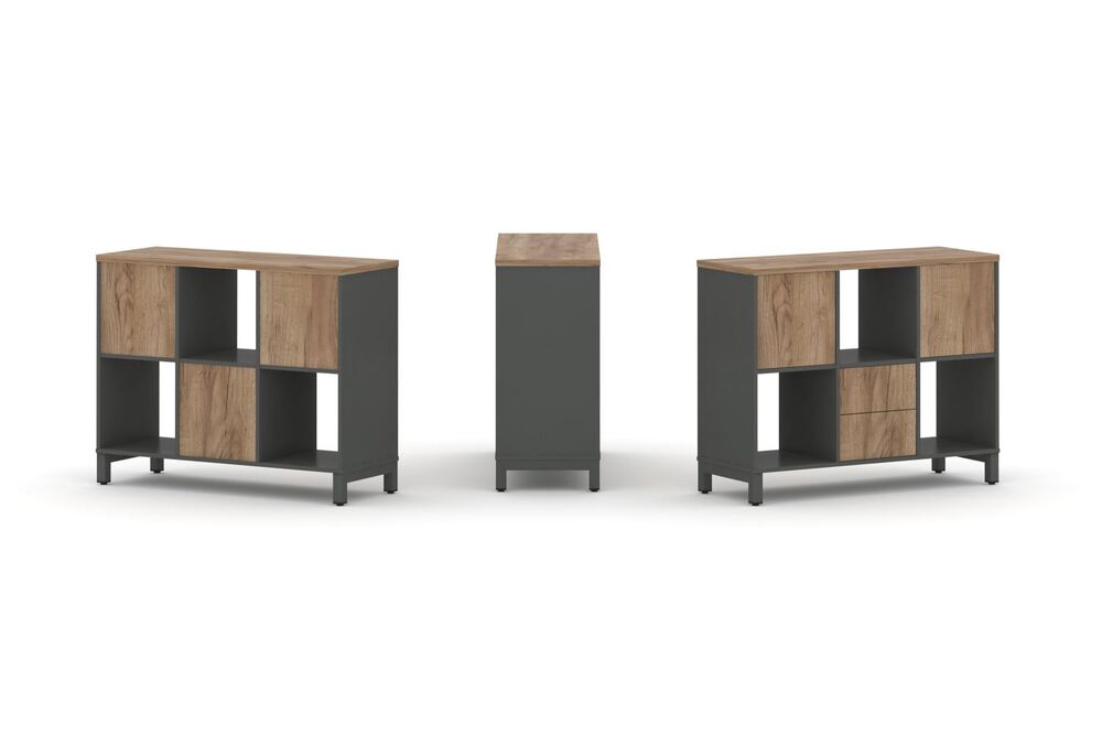 Набор стеллажа одностороннего, 2 яруса