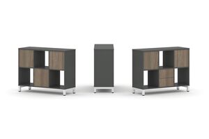 Набор стеллажа одностороннего, 2 яруса