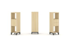 Набор стеллажа одностороннего, 3 яруса