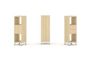 Набор стеллажа одностороннего, 3 яруса