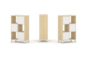 Набор стеллажа одностороннего, 3 яруса