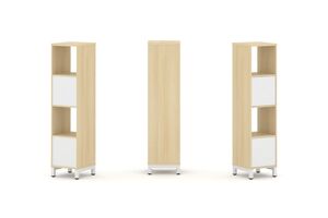 Набор стеллажа одностороннего, 4 яруса