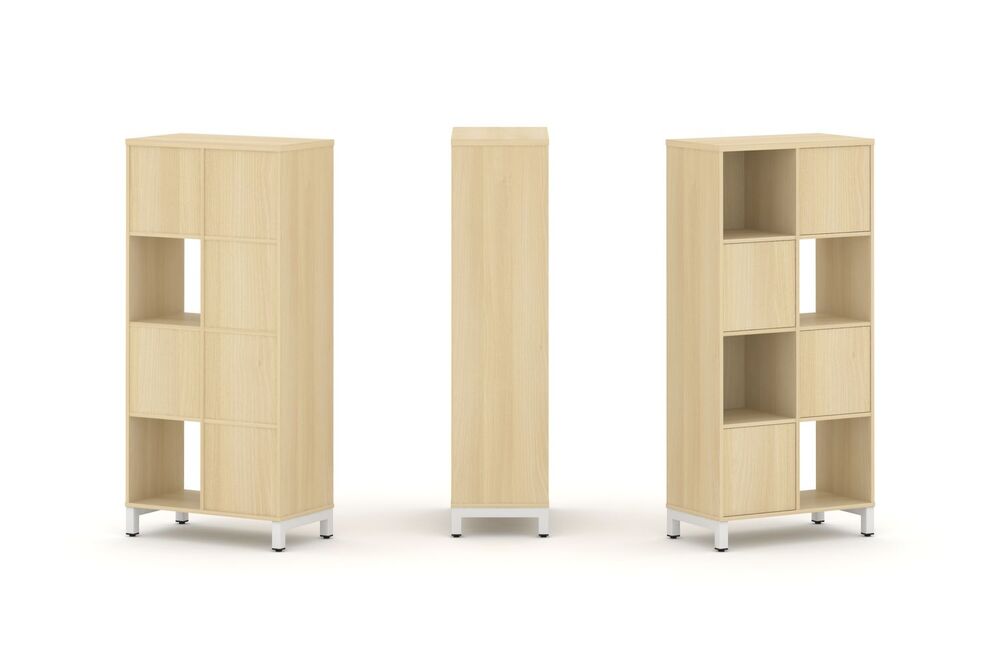 Набор стеллажа одностороннего, 4 яруса