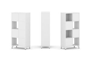 Набор стеллажа одностороннего, 4 яруса