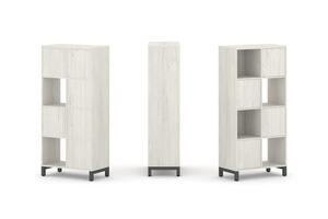 Набор стеллажа одностороннего, 4 яруса