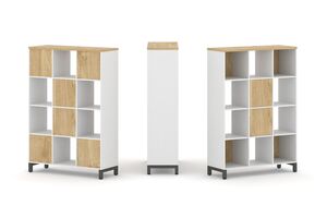 Набор стеллажа одностороннего, 4 яруса