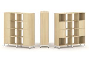 Набор стеллажа одностороннего, 4 яруса