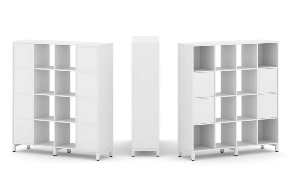 Набор стеллажа одностороннего, 4 яруса