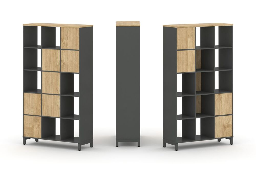 Набор стеллажа одностороннего, 5 ярусов