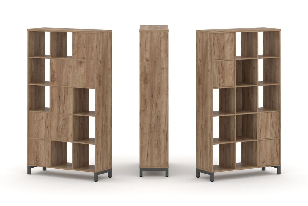 Набор стеллажа одностороннего, 5 ярусов