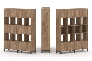 Набор стеллажа одностороннего, 5 ярусов