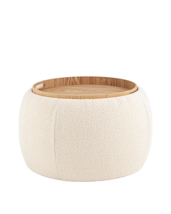 Пуф-столик с ящиком