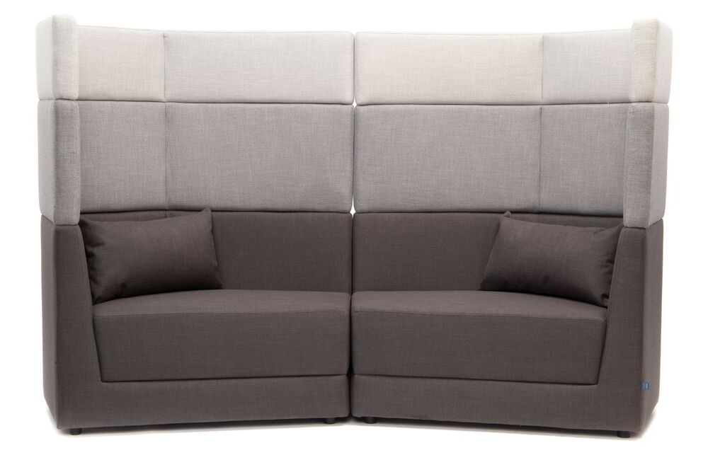 Модульный диван двухместный h.1380 с высокой спинкой